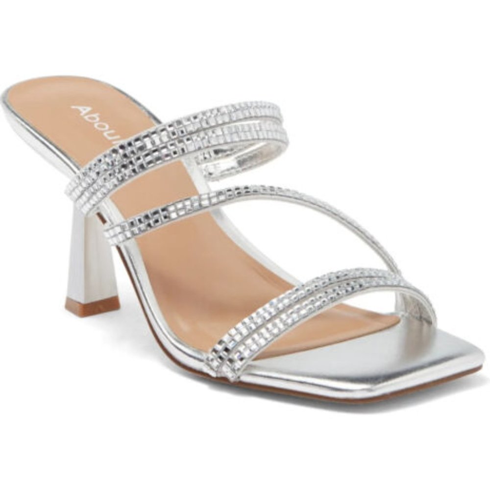 NWOT Abound Karina Glitzy Heeled Sandal, size 7